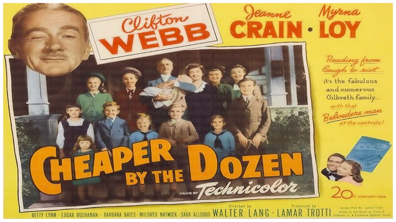 Cheaper by the Dozen - 1950 - Clifton Webb